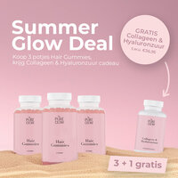 Summer Glow Deal: Hairgummies  (3x) + Gratis Collageen (1x)